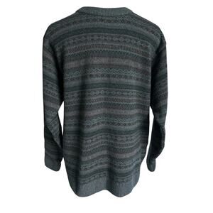 Vintage L.L.Bean Men’s Medium Regular 100%‎ Latvia Lambs Wool Fair Aisle Sweater